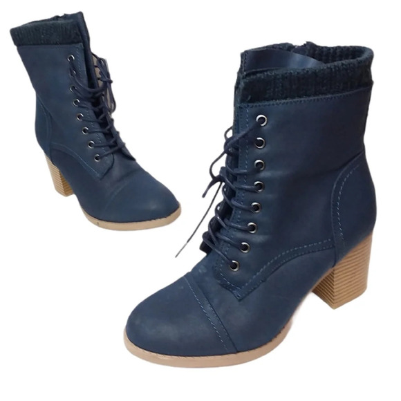 JustFab Shoes - Just Fab Carolina Lace Up Boots